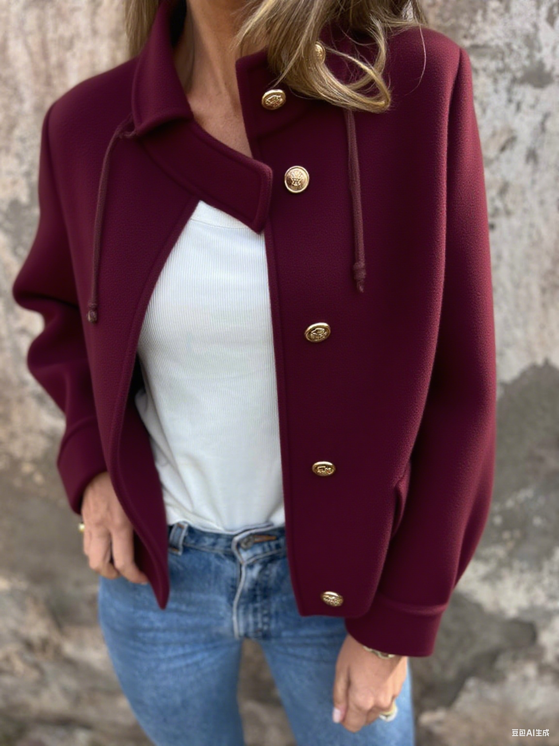 Casual And Comfortable Woolen Jacket