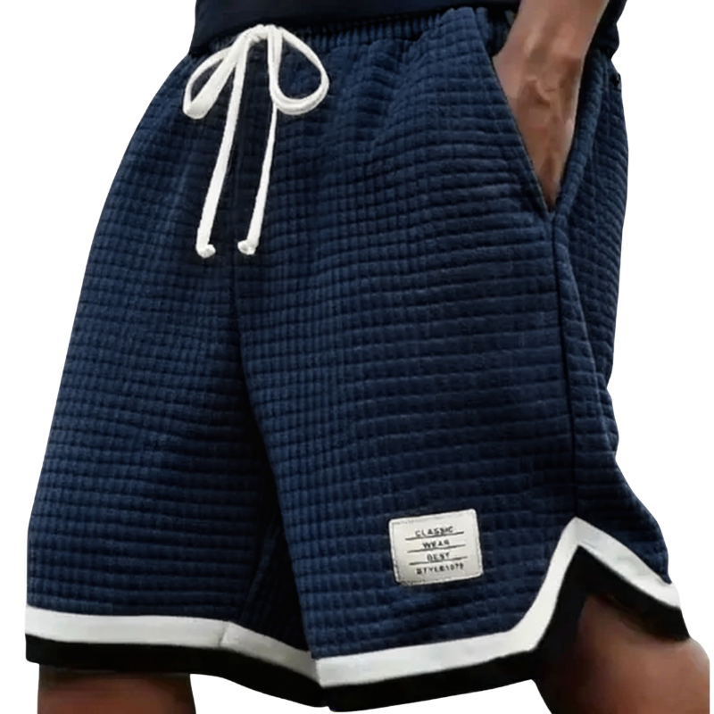 Men's Waffle Knit Casual Summer Shorts