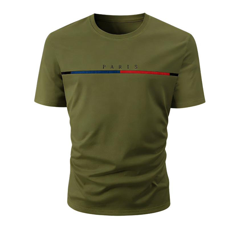 Men's Letter Graphic Tee Tops