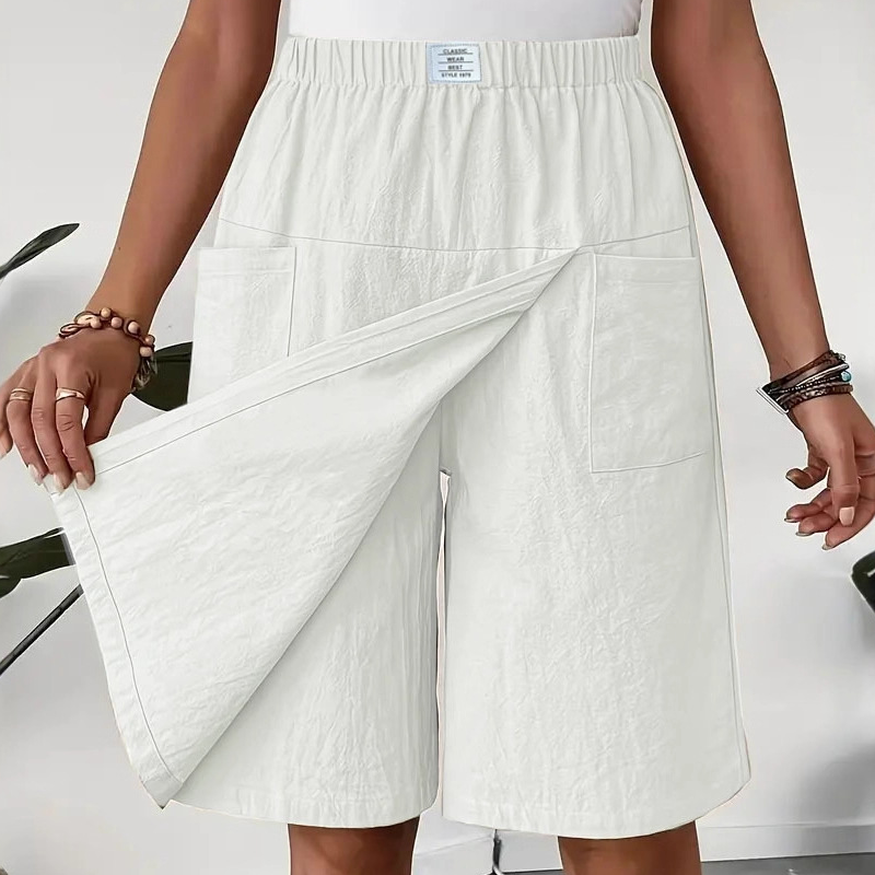 🔥LAST DAY SALE - ONLY £13.99!!🔥Women's Casual Elastic Waist Wrap Skort