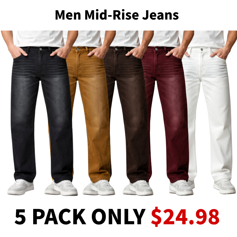 Men Mid-Rise Jeans