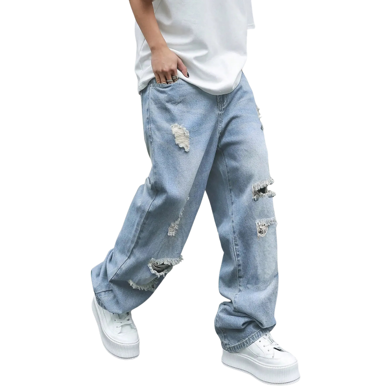 Men's Vintage Wide Leg Flared Jeans