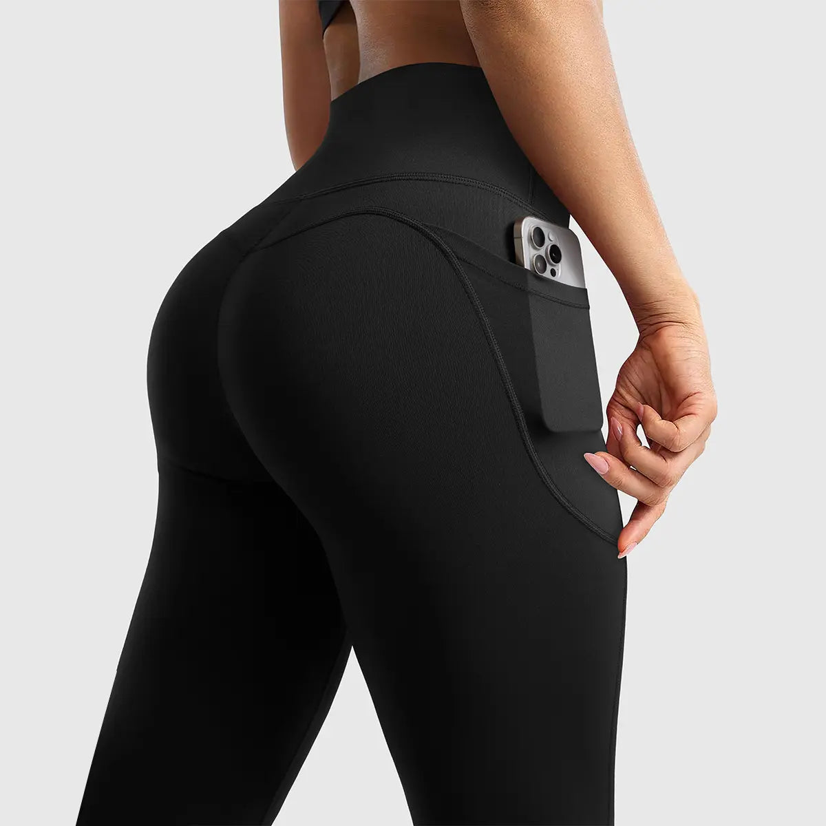 Women Workout Flare High Waist Butt Lifting Pants