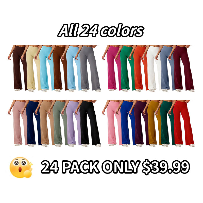 🔥 Women's High-Waist No-Front-Seam Tummy Control Sculpting Pants