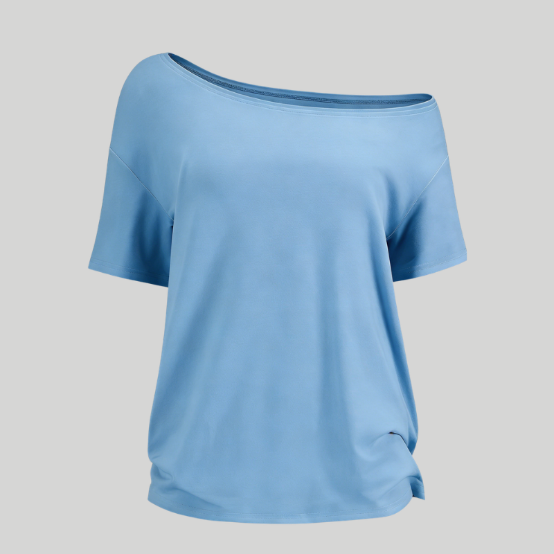 Women's Solid Basic Tee & Men's Muscle Slim Henley Shirts