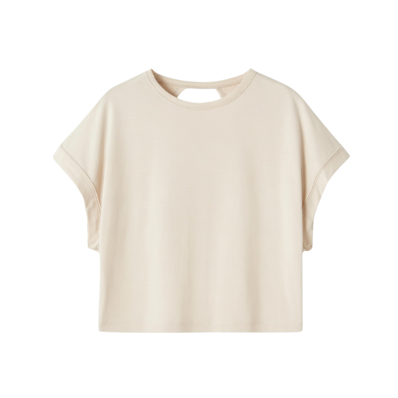 Women Open Back Tops Workout Backless Shirts