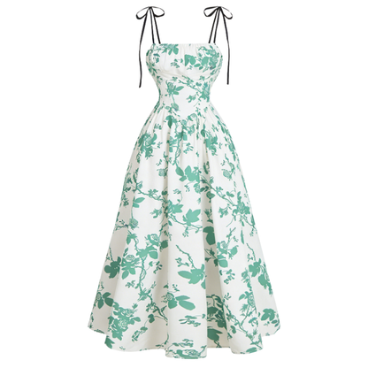 Women's Casual Floral Sleeveless Summer Dress