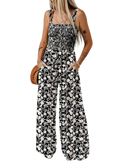 Women's One Piece Casual Loose Overalls Jumpsuits