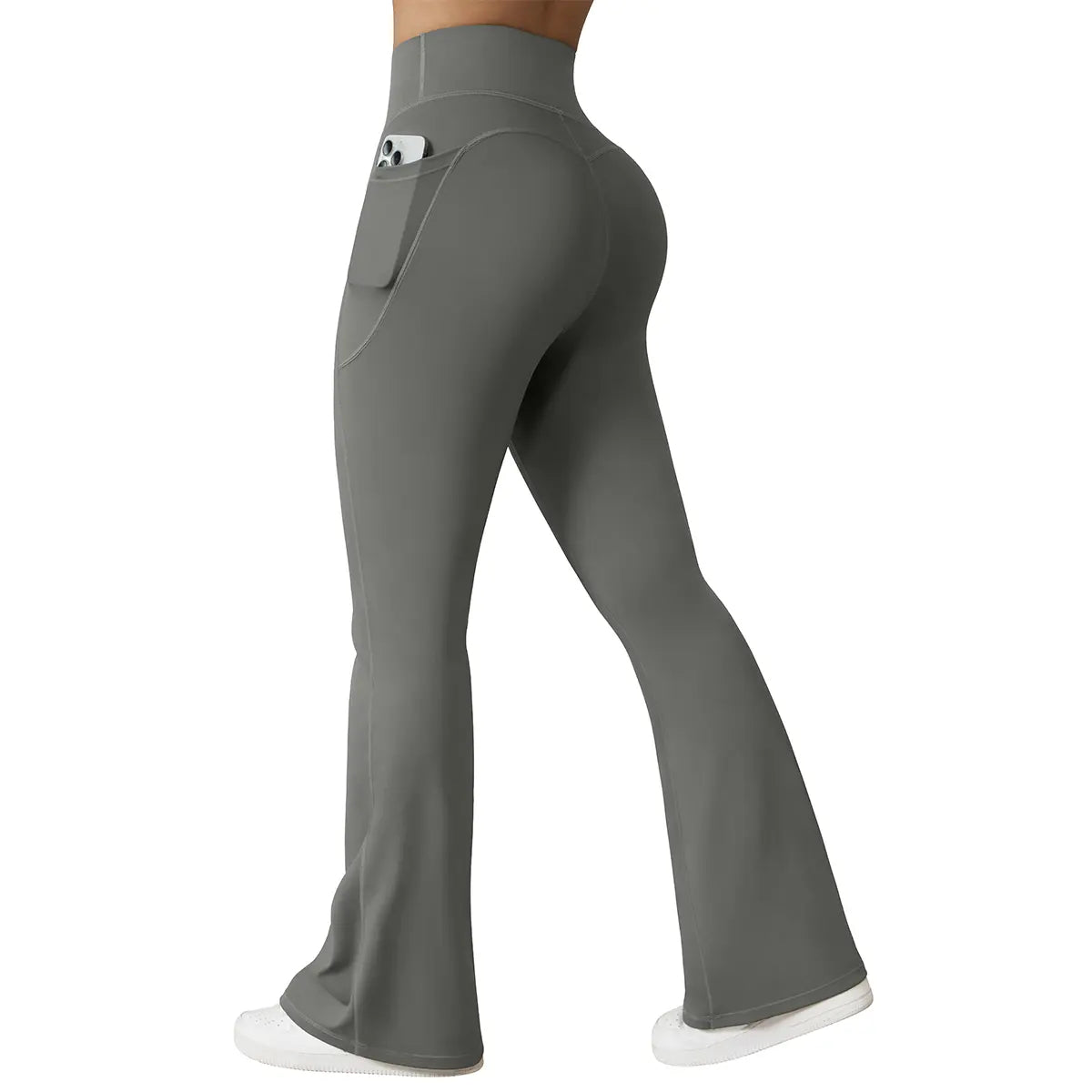 Women Workout Flare High Waist Butt Lifting Pants