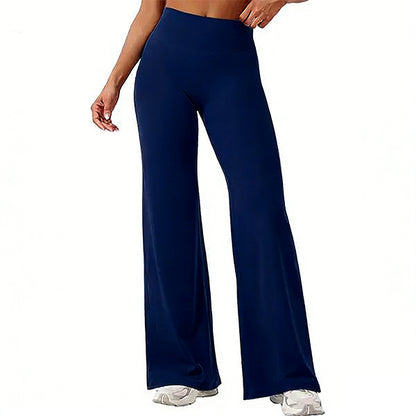 🔥 Women's High-Waist No-Front-Seam Tummy Control Sculpting Pants