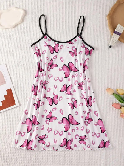 All Over Print Sleeveless Cami Nightdress