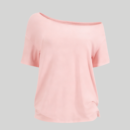 Women's Solid Basic Tee & Men's Muscle Slim Henley Shirts