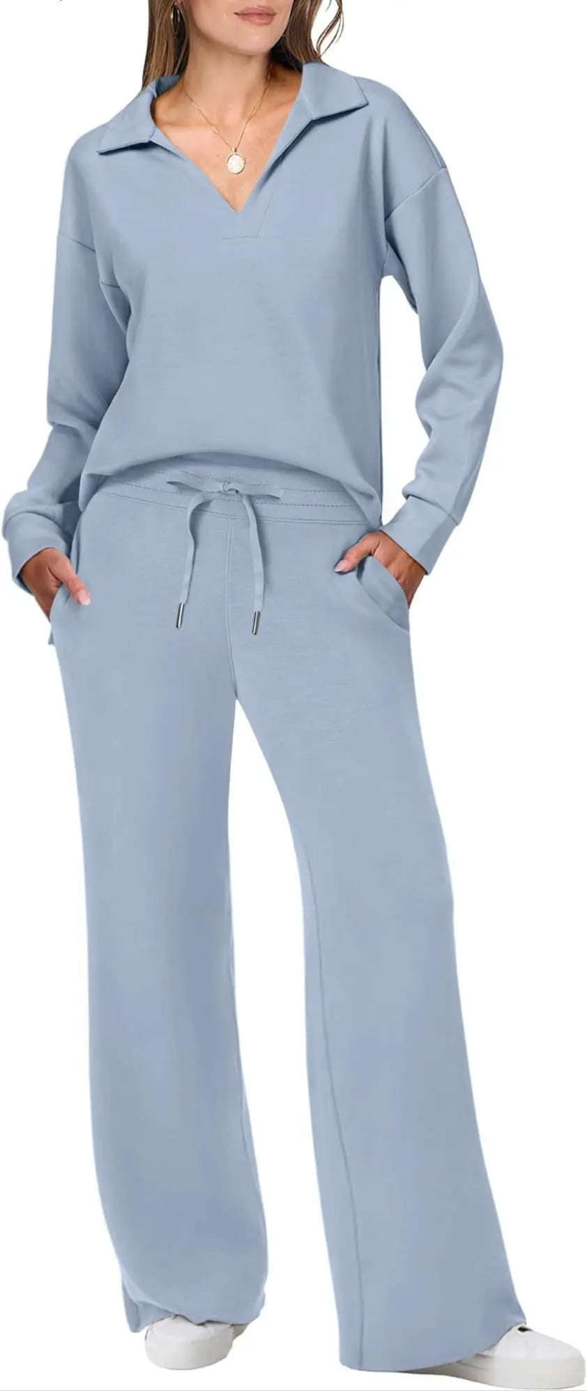 ⚡LIMITED SALE - Women's Sets Outfits Casual Long Sleeve Sweatsuits Sets