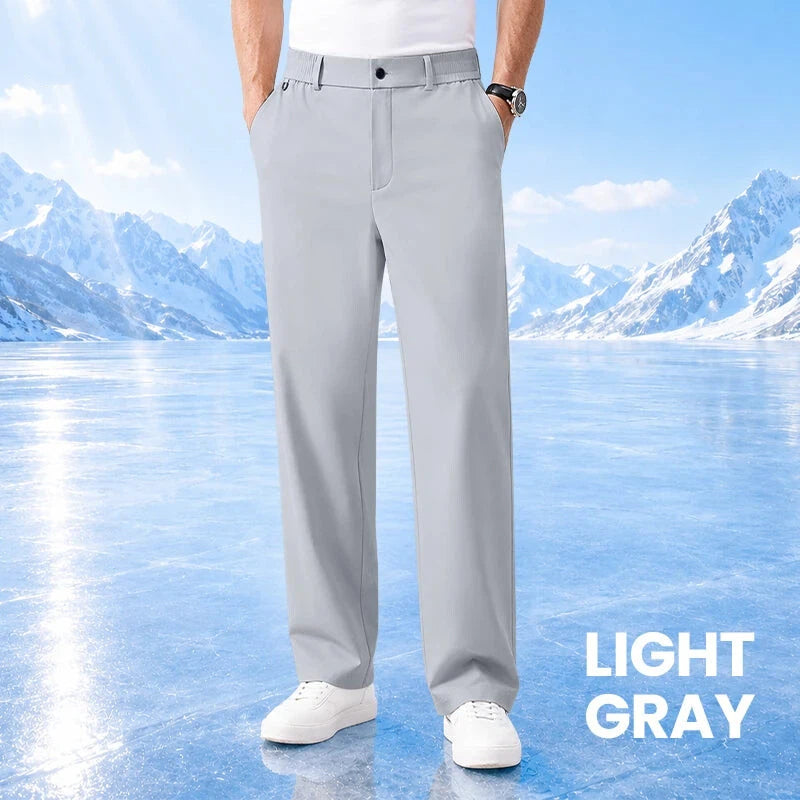 Ultra Comfort Ice Silk Flexible Casual Pants