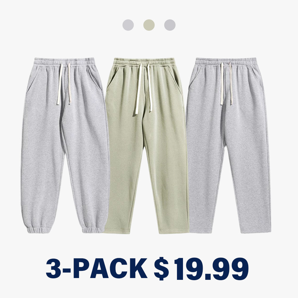 Men's Regular Fit Solid Drawstring Waist Sweatpants, Casual Pocket Design Pants for Fall & Winter, Men's Trousers for Daily Wear