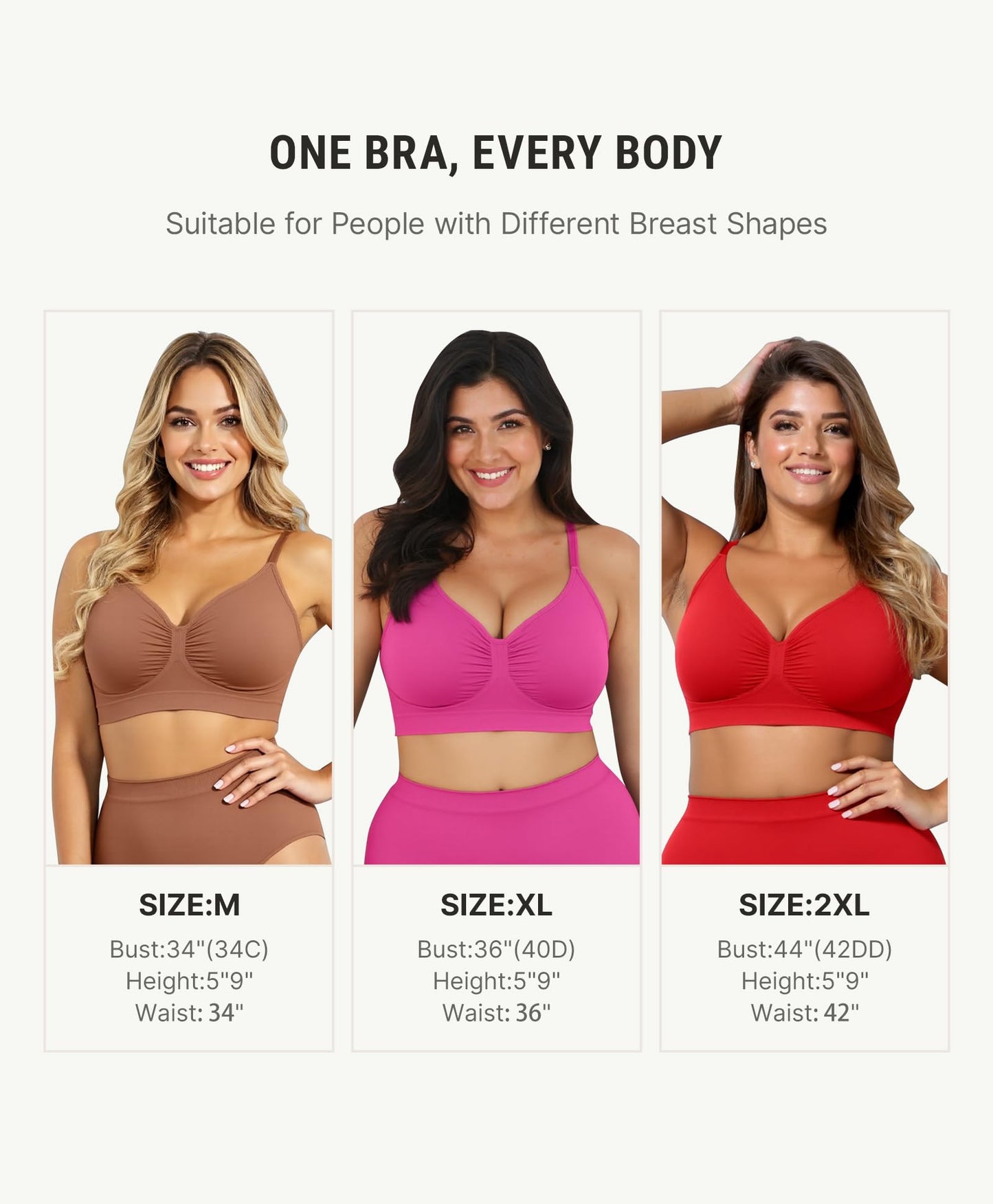Women's  Comfort Bralettes No Underwire Wireless Bra