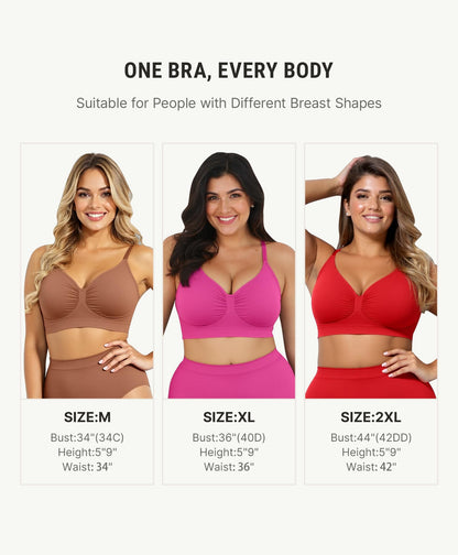 Women's  Comfort Bralettes No Underwire Wireless Bra