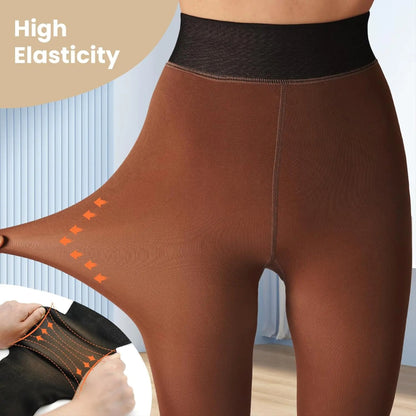 🔥Time-Limited Promotion—🎄Fake Translucent Warm Pantyhose Leggings Sheer Thick Tights for Winter