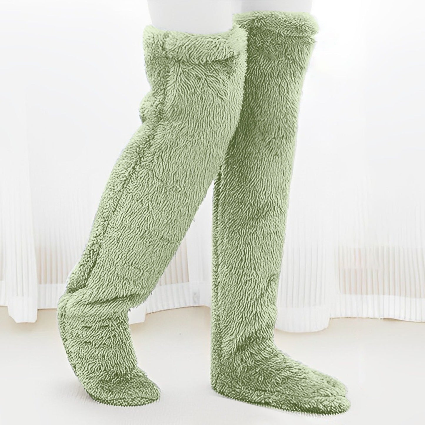 Black Friday Sale 50% OFF🎁Winter Fluffy Warm Over Knee Socks