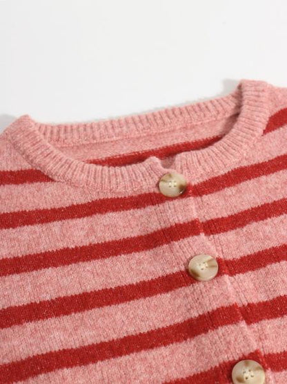 💘 Valentine’s Day Sale 💘Women's Vintage Striped Cardigan Knitwear