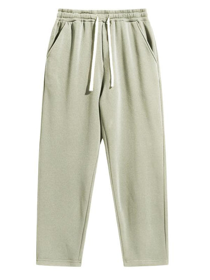Men's Regular Fit Solid Drawstring Waist Sweatpants, Casual Pocket Design Pants for Fall & Winter, Men's Trousers for Daily Wear