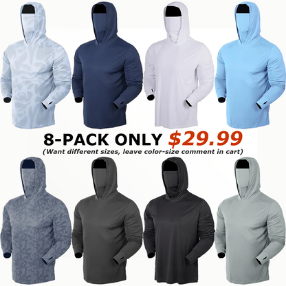 🔥 ONLY $29.99🔥Men's Quick-Dry Sports Hoodie Set (w/ Mask)