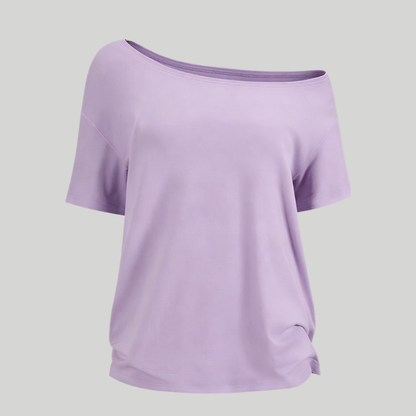 Women's Solid Basic Tee & Men's Muscle Slim Henley Shirts
