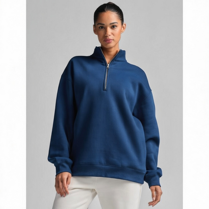 💘 Valentine’s Day Sale 💘 Basic Quarter Zip Mock Neck