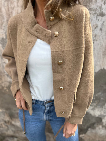 Casual And Comfortable Woolen Jacket