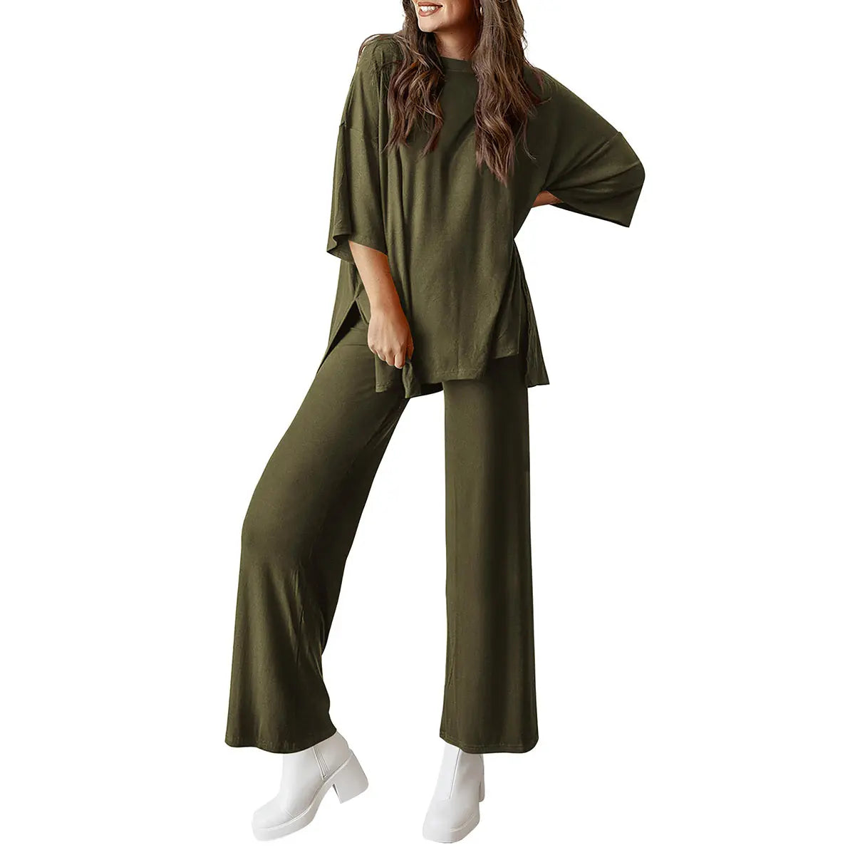 ⏰ Flash Deal!! Comfy & Loose Tee Set – Hot Seller, Limited Time Only!