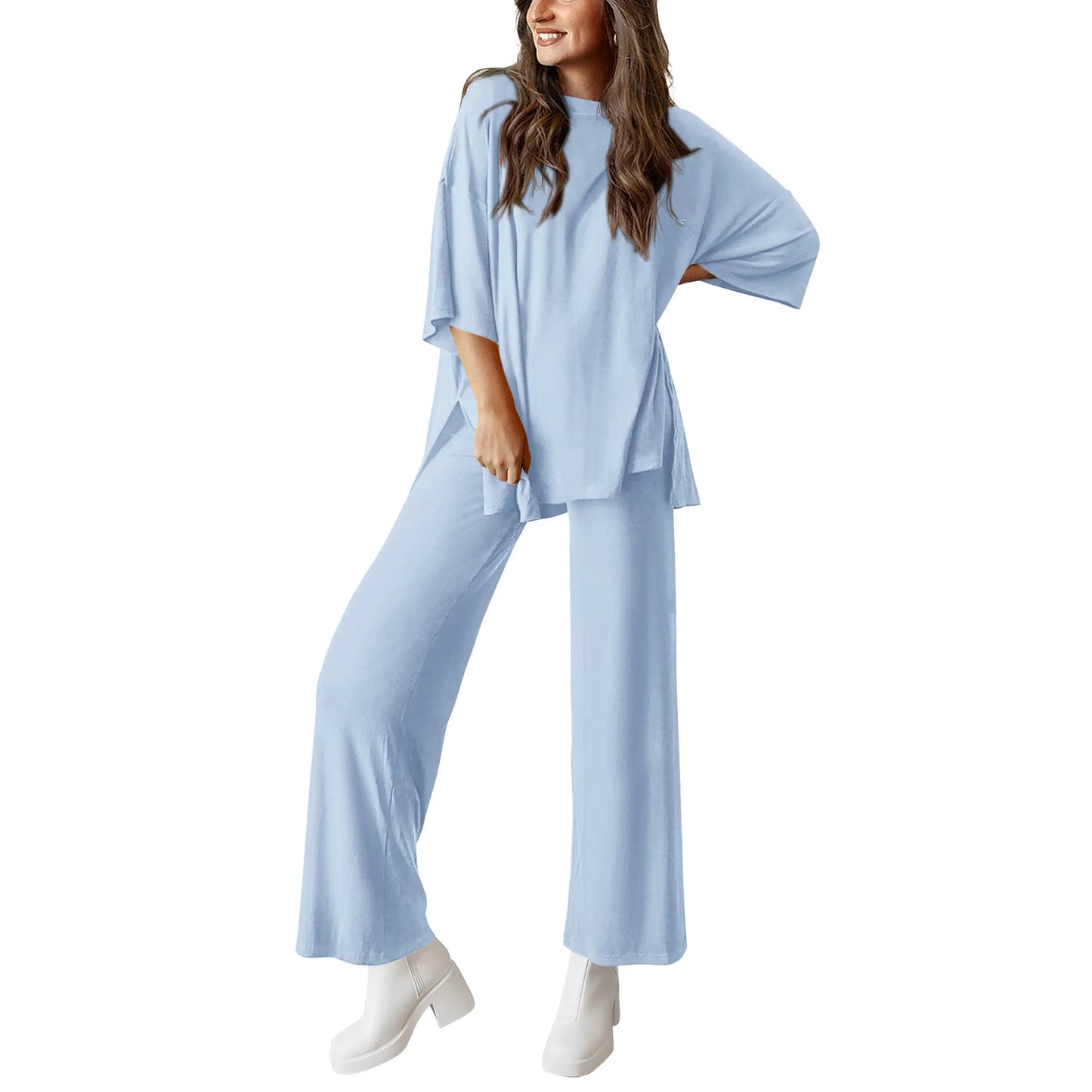 ⏰ Flash Deal!! Comfy & Loose Tee Set – Hot Seller, Limited Time Only!