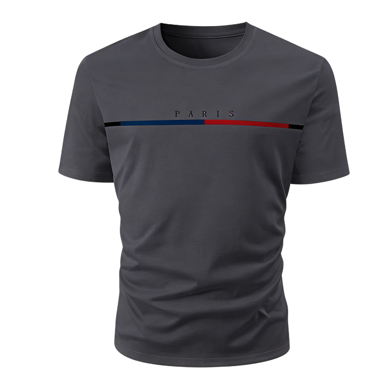 Men's Letter Graphic Tee Tops