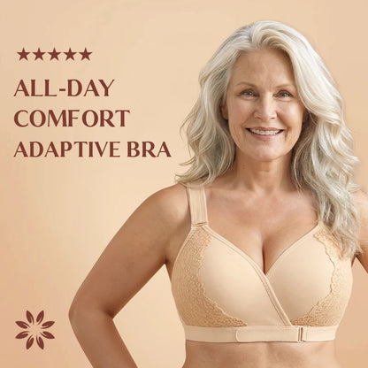 Veracomfort - Velcro Front-Wrap & Straps Adaptive Comfort Bra