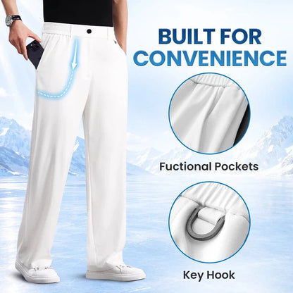 Ultra Comfort Ice Silk Flexible Casual Pants