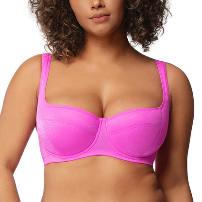 Starry Night Plus Size 4mm Lightly Padded Balconette Bra