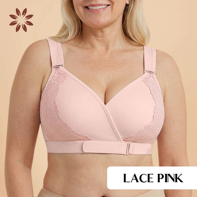 Veracomfort - Velcro Front-Wrap & Straps Adaptive Comfort Bra