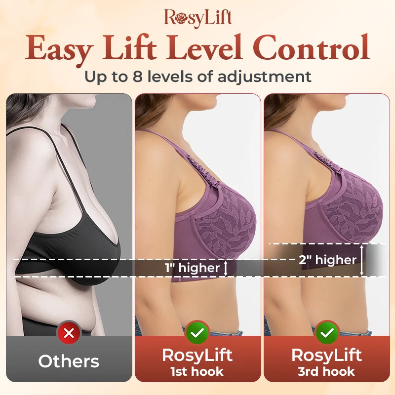 RosyLift - Ultimate Lifting Bounce Control Front Zipper Bra