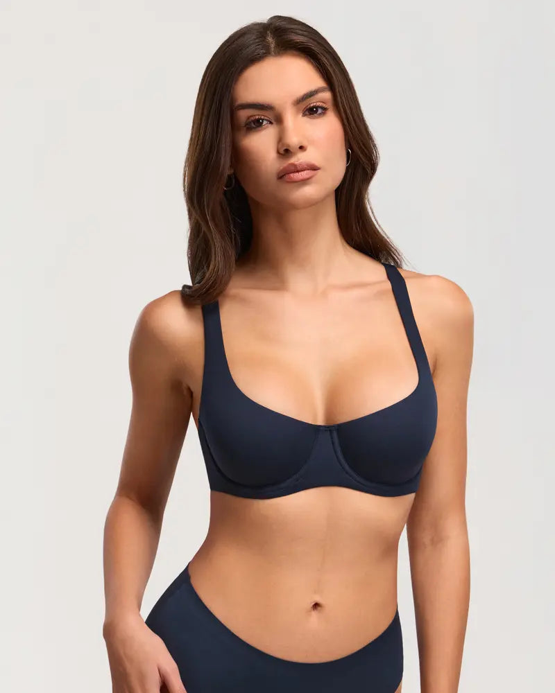 Last day of promotion 🔥🔥 Underwire Support Seamless Unlined Balconette Bra