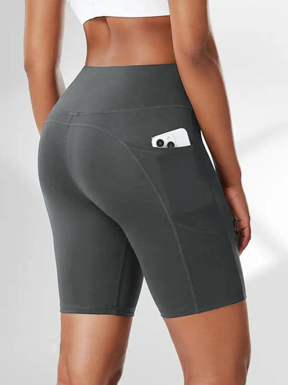 High Waist Athletic Yoga Shorts