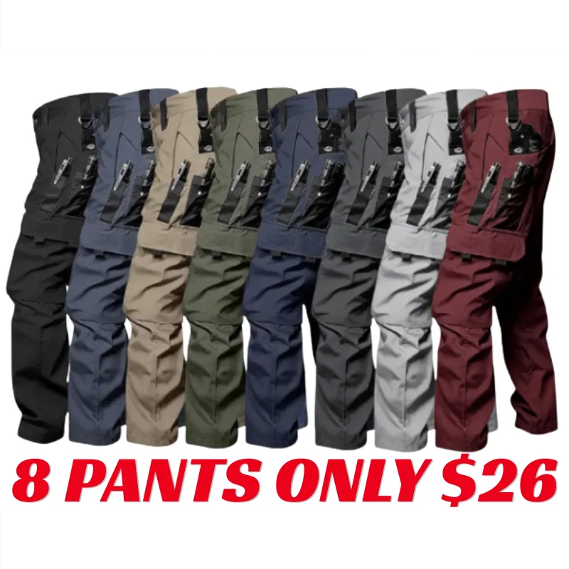Men's Durable Outdoor Multi-Pocket Work Training Cargo Pants