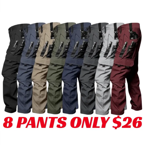 Men's Durable Outdoor Multi-Pocket Work Training Cargo Pants