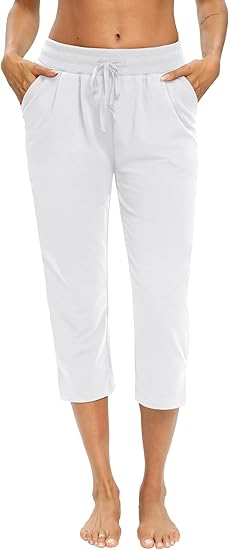 Summer Loose Jogger Capris with Pockets