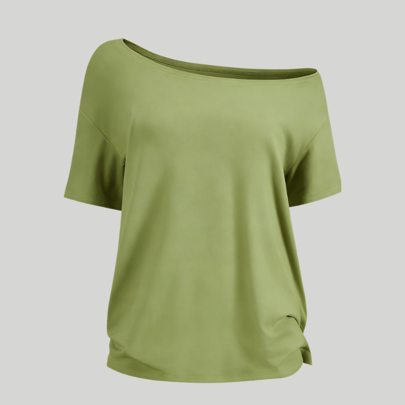 Women's Solid Basic Tee & Men's Muscle Slim Henley Shirts
