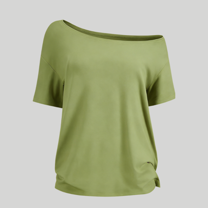 Women's Solid Basic Tee & Men's Muscle Slim Henley Shirts