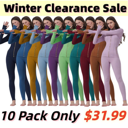 [Golden Zipper][Gardenia Fragrance]Soft Brushed Women's Sporty Jacket