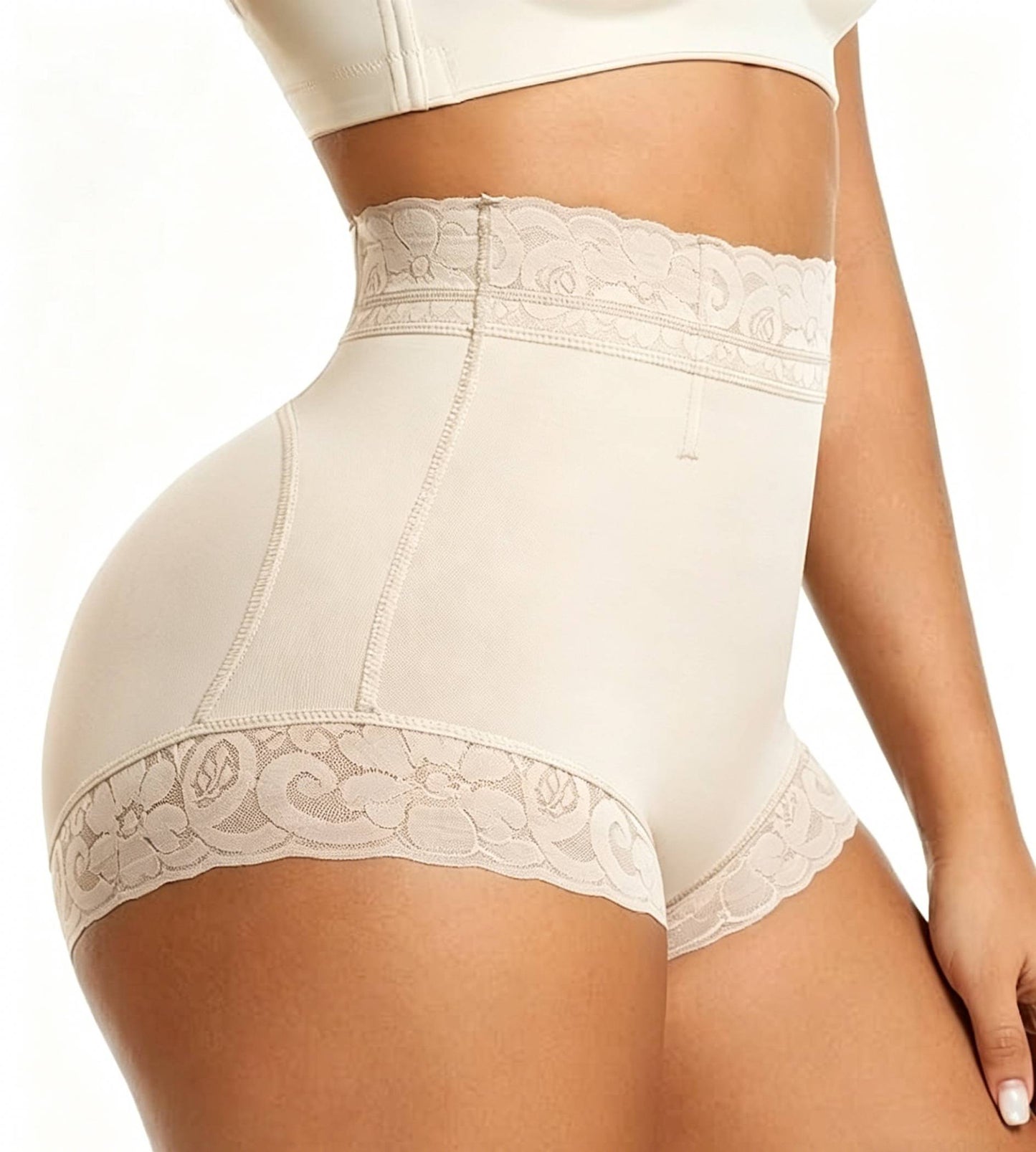 High Waist Shapewear Panty with Anti-Slip Silicone Band