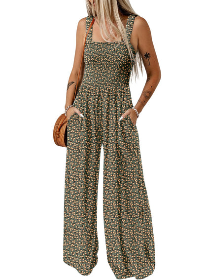Women's One Piece Casual Loose Overalls Jumpsuits