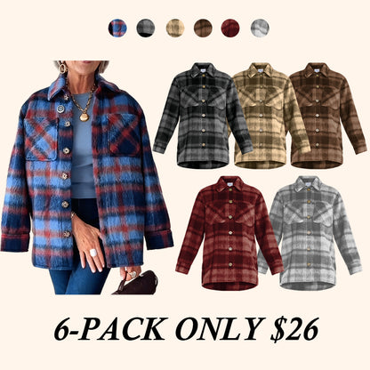 👚 Women's Plaid Jacket – Only $29!