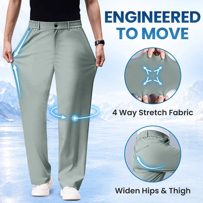 Ultra Comfort Ice Silk Flexible Casual Pants