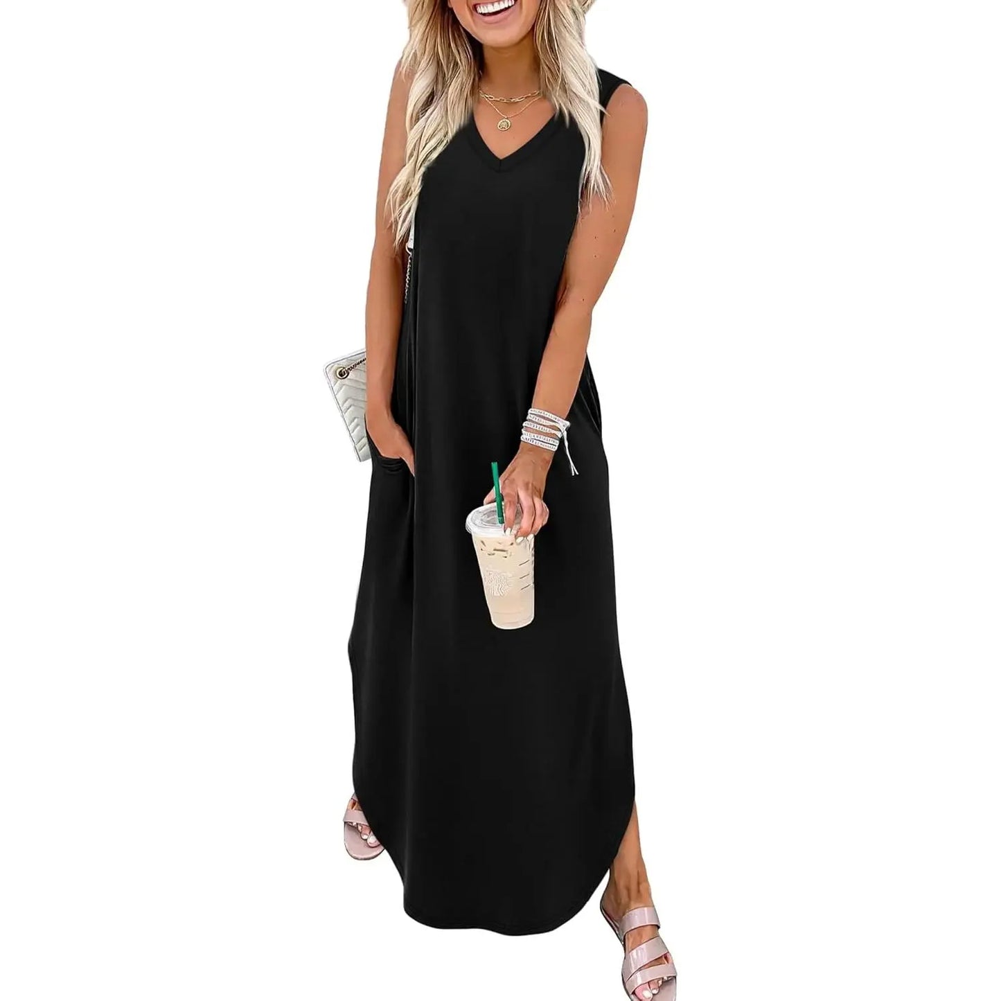Summer Casual Floral Maxi Dresses